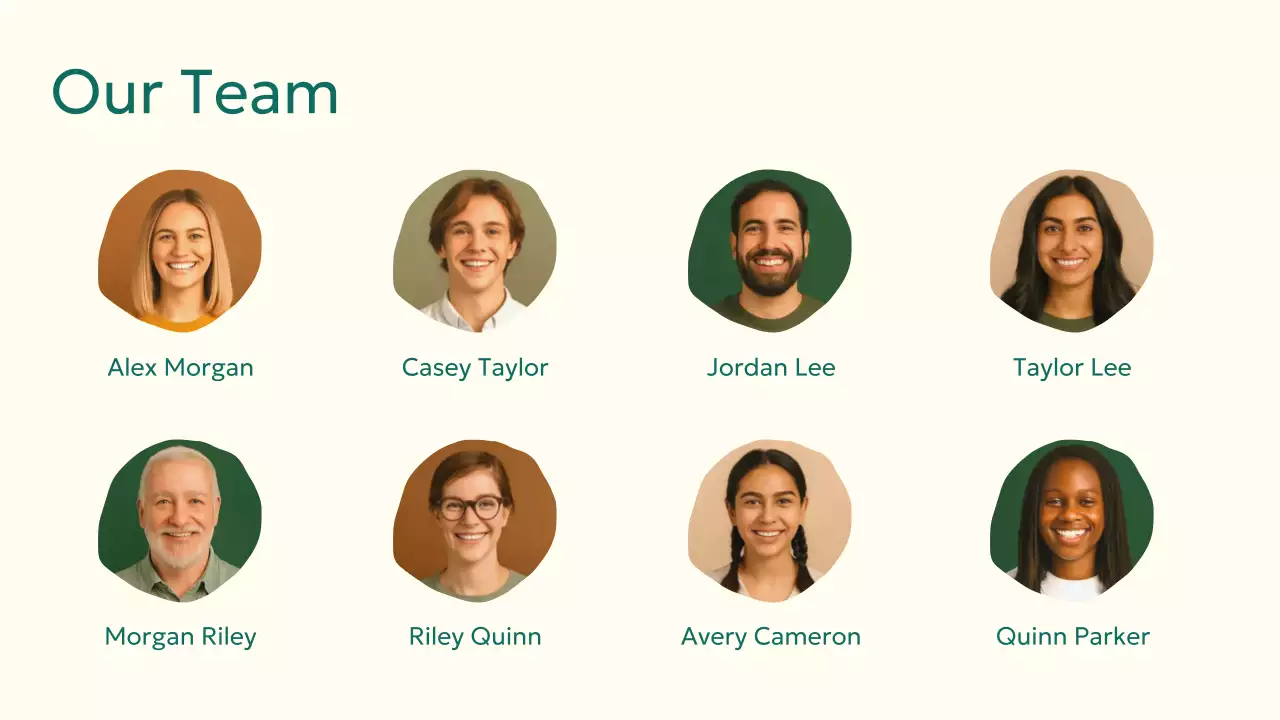 Green Modern Organic Proposal Presentation