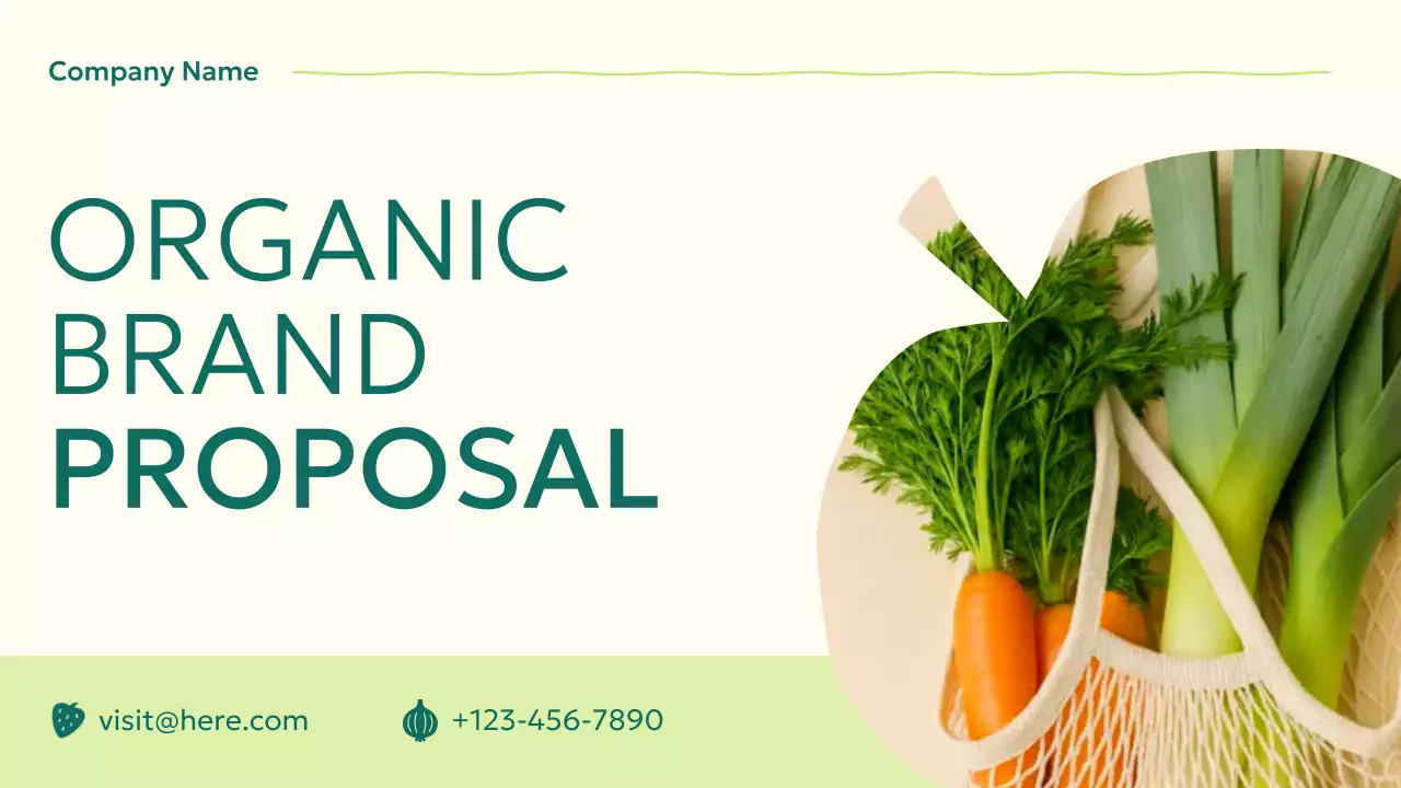 Green Modern Organic Proposal Presentation