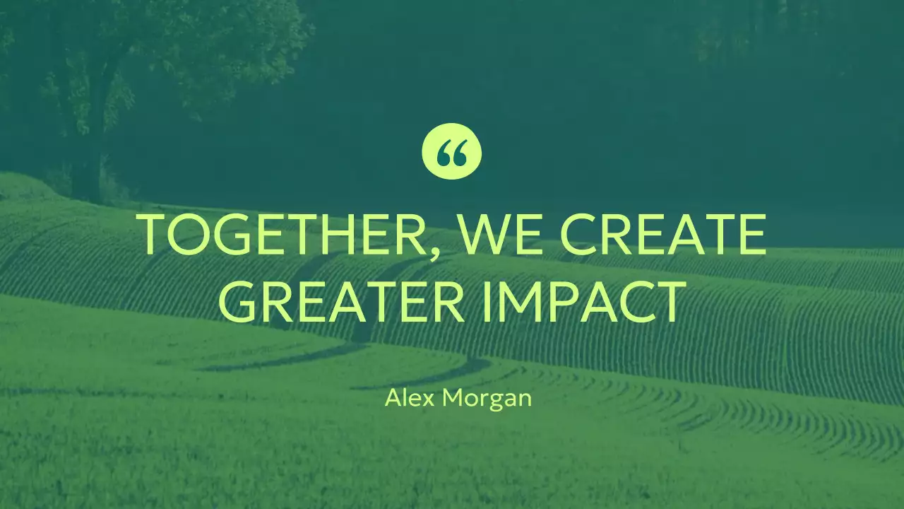 Green Modern Organic Proposal Presentation