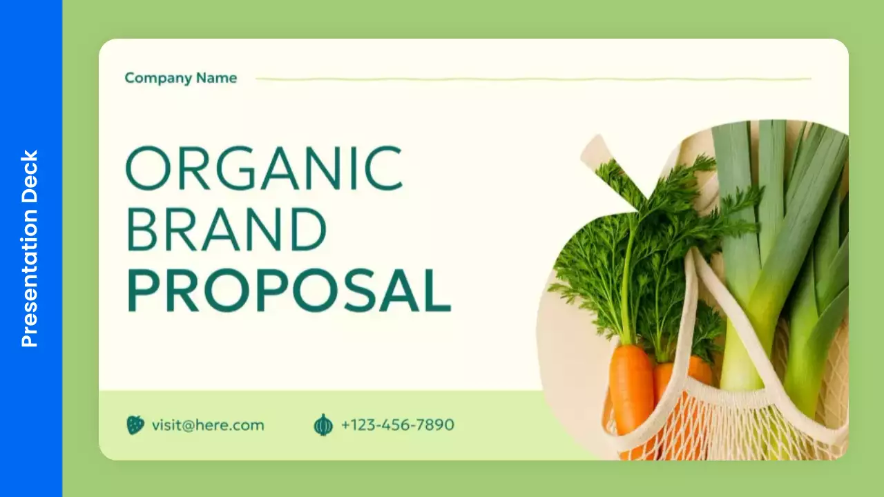 Green Modern Organic Proposal Presentation