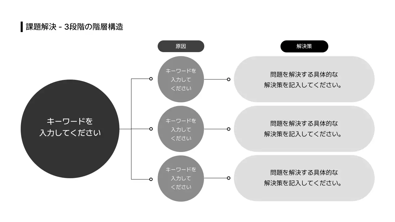 ビジネスレイアウト_インフォグラフィック_ソリューション_リスト_分割型_日本語