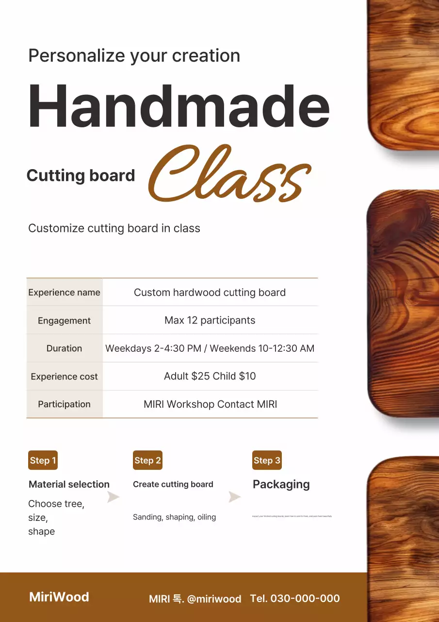 Tuyển dụng nhóm trải nghiệm thủ công đơn giản màu be