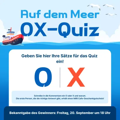 Blue Modern Veranstaltungsführer