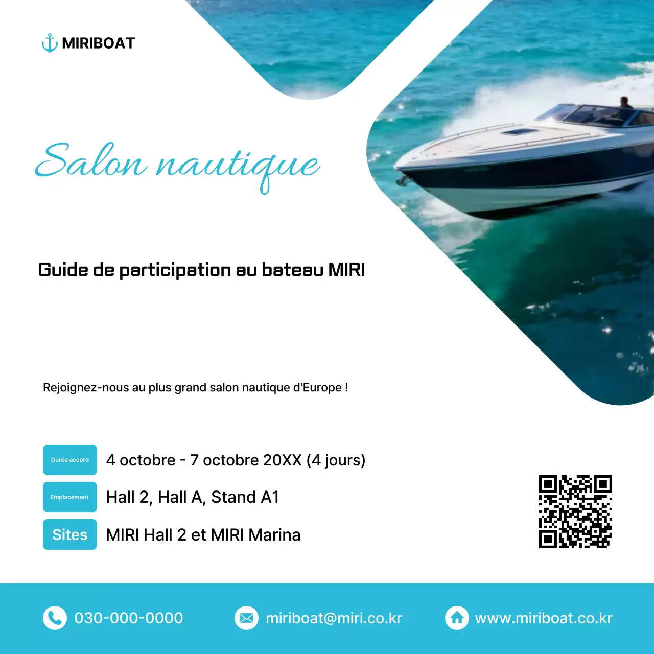 Guide du salon nautique moderne Sky Blue
