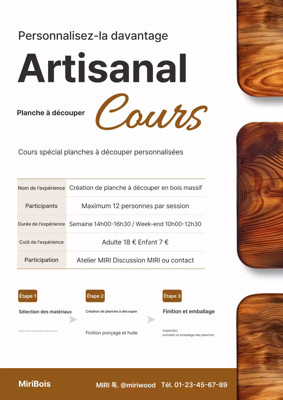 Recrutement du groupe Beige Simple Craft Experience