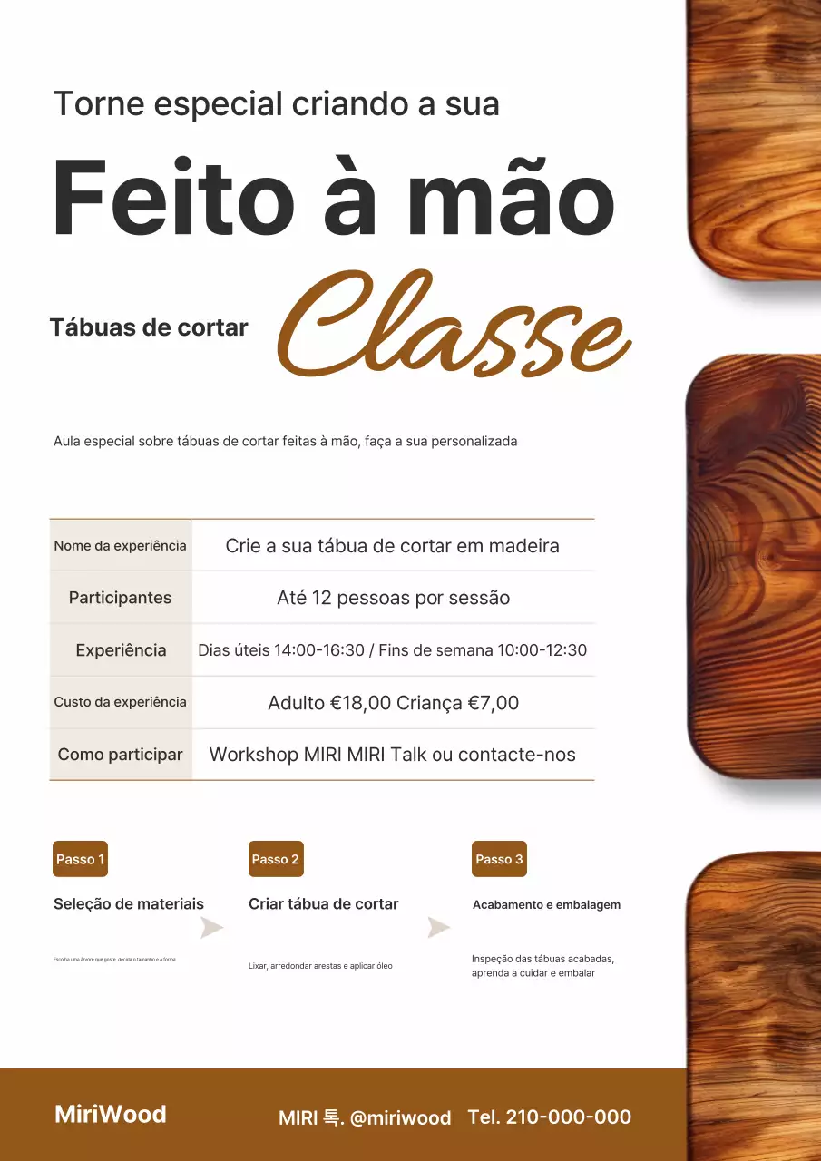 Recrutamento de Grupo de Experiência em Artesanato Simples Bege