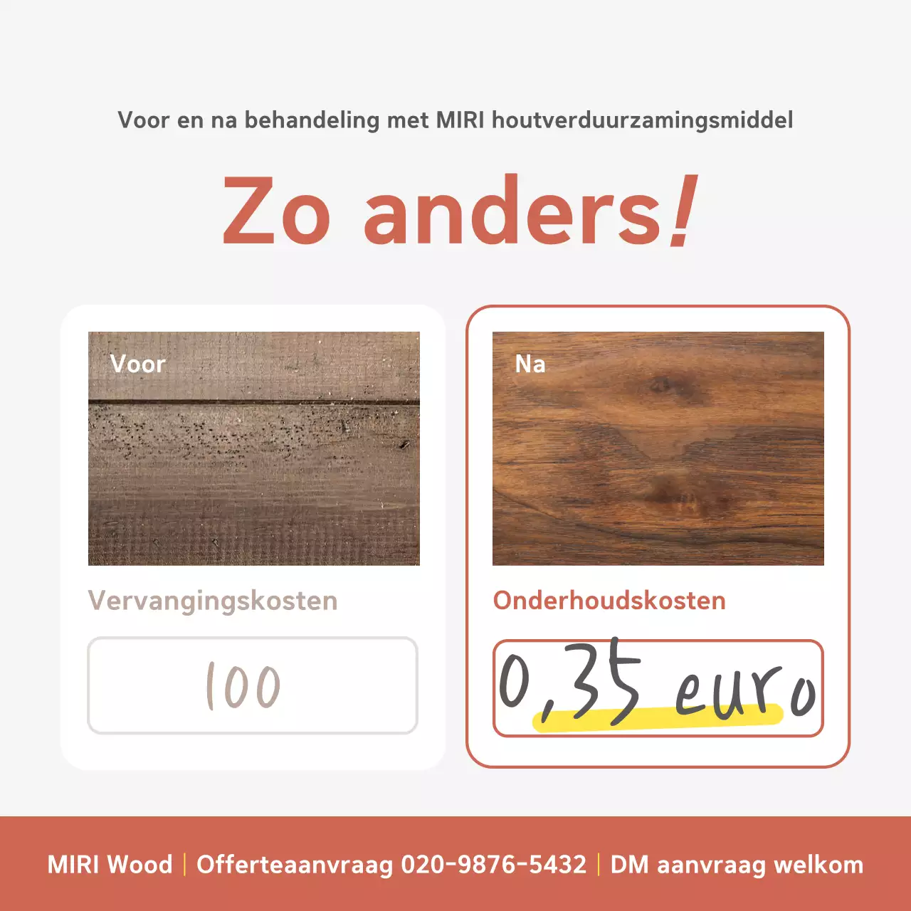 Beige Modern Conserveermiddel Advertentie