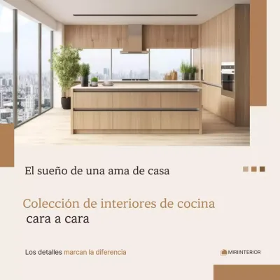 Anuncio de interior moderno en beige