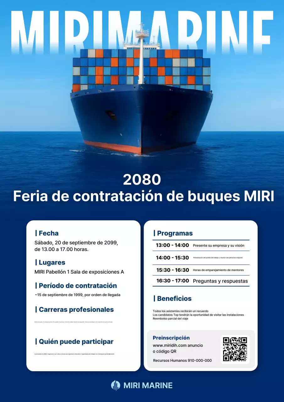 Sesión informativa de reclutamiento de Blue Modern Recruitment