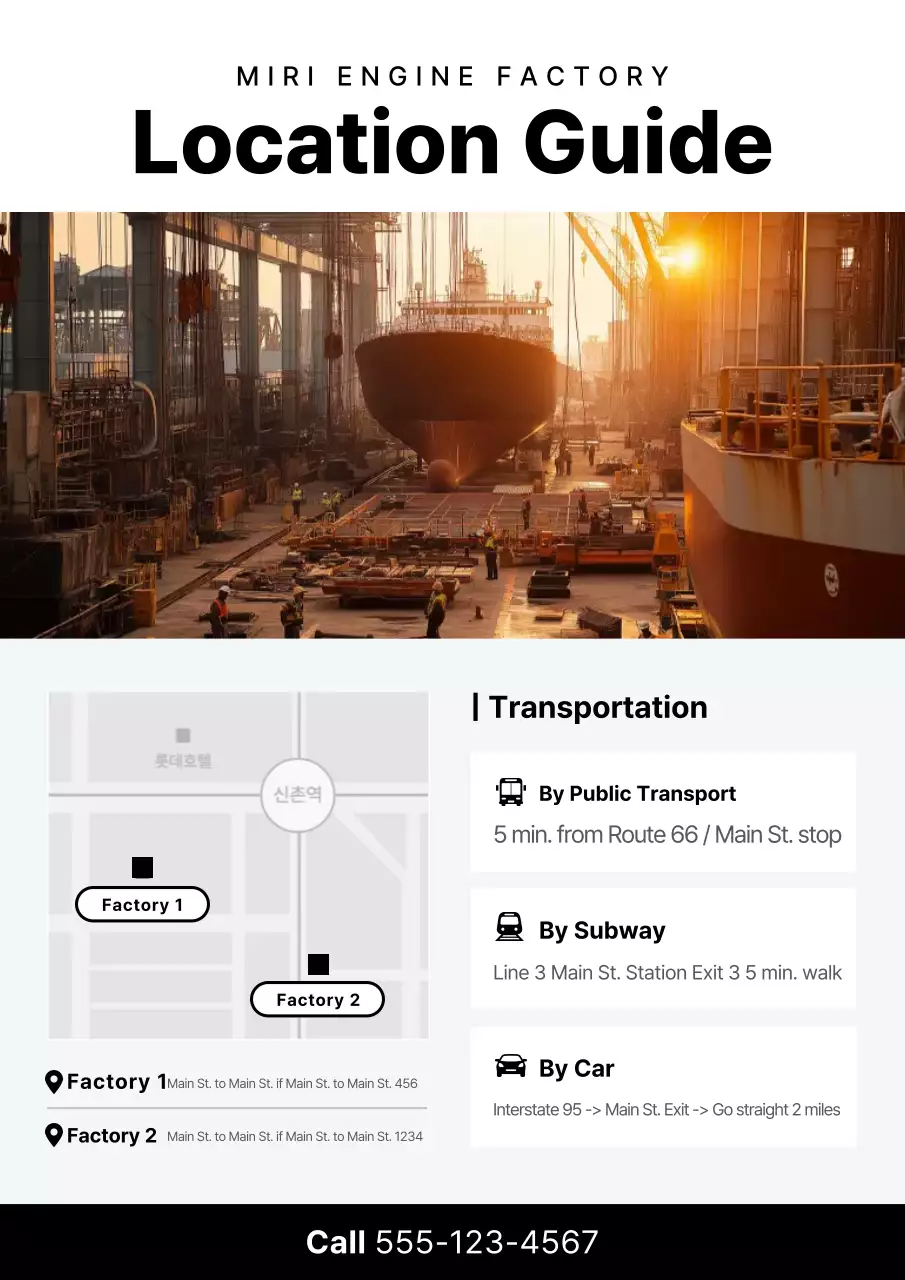 Hướng dẫn vị trí Nhà máy Orange Modern