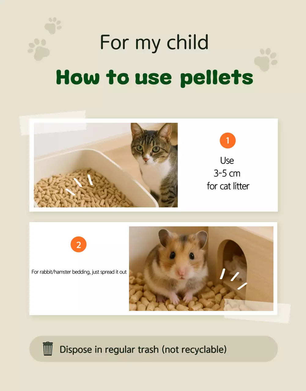 Beige Simple Pet Product Promotion