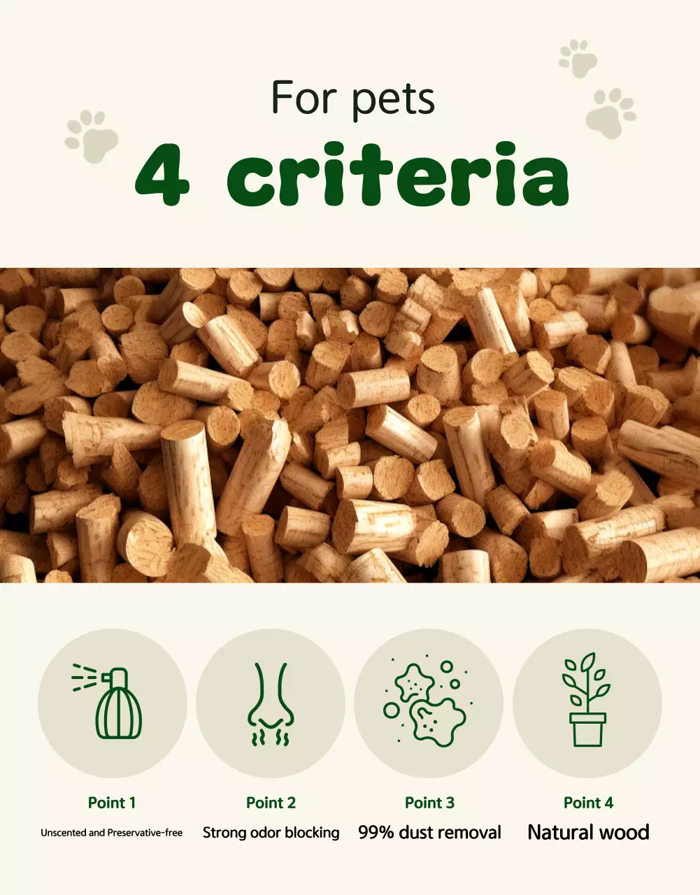 Beige Simple Pet Product Promotion