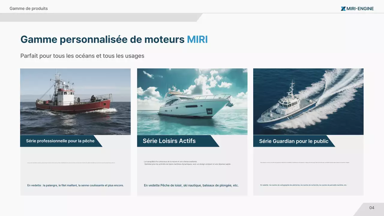 Publicité sur la technologie marine moderne bleu marine