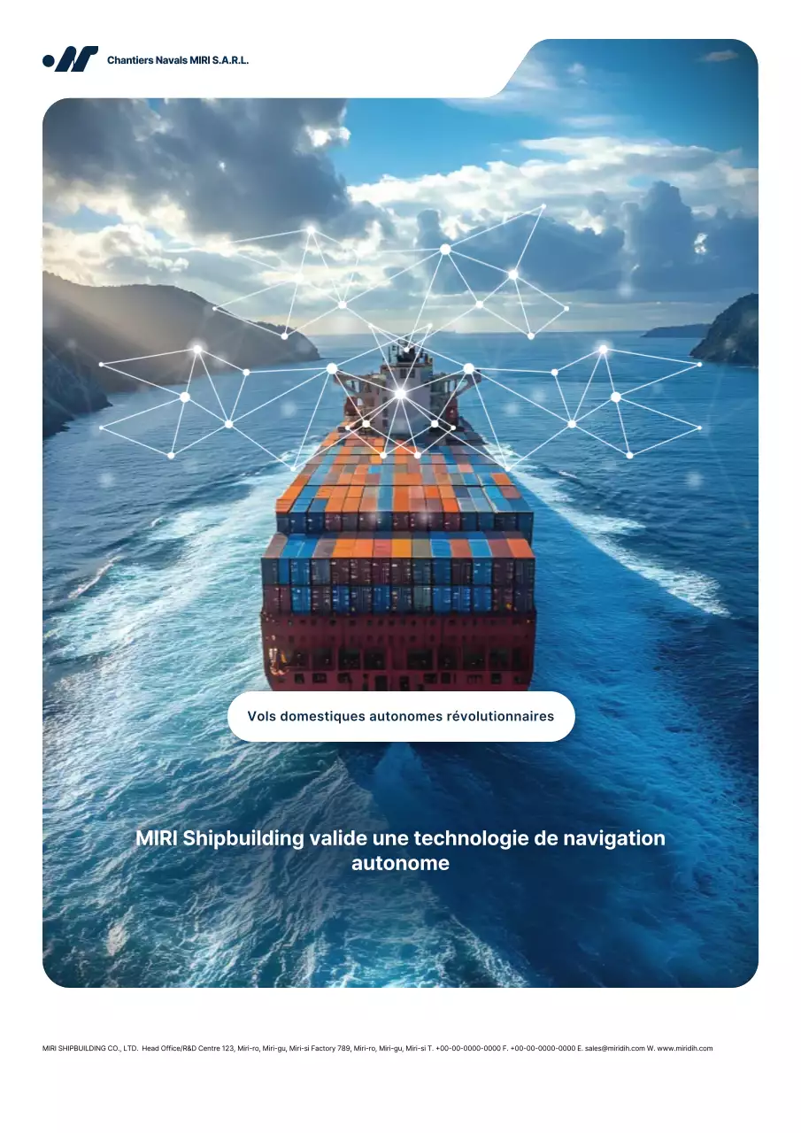 Promotion de la technologie de conduite autonome moderne bleue