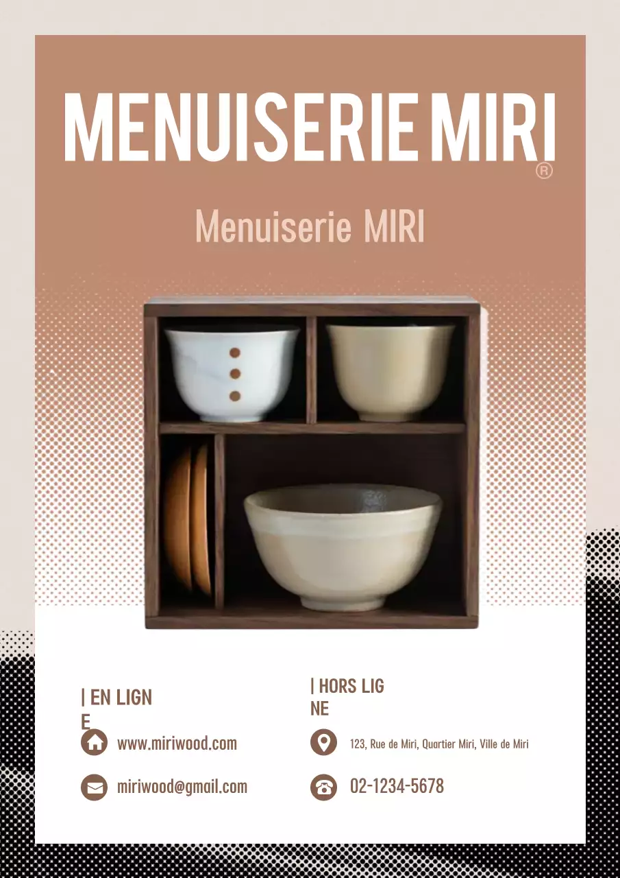 Promotion de l'artisanat moderne brun