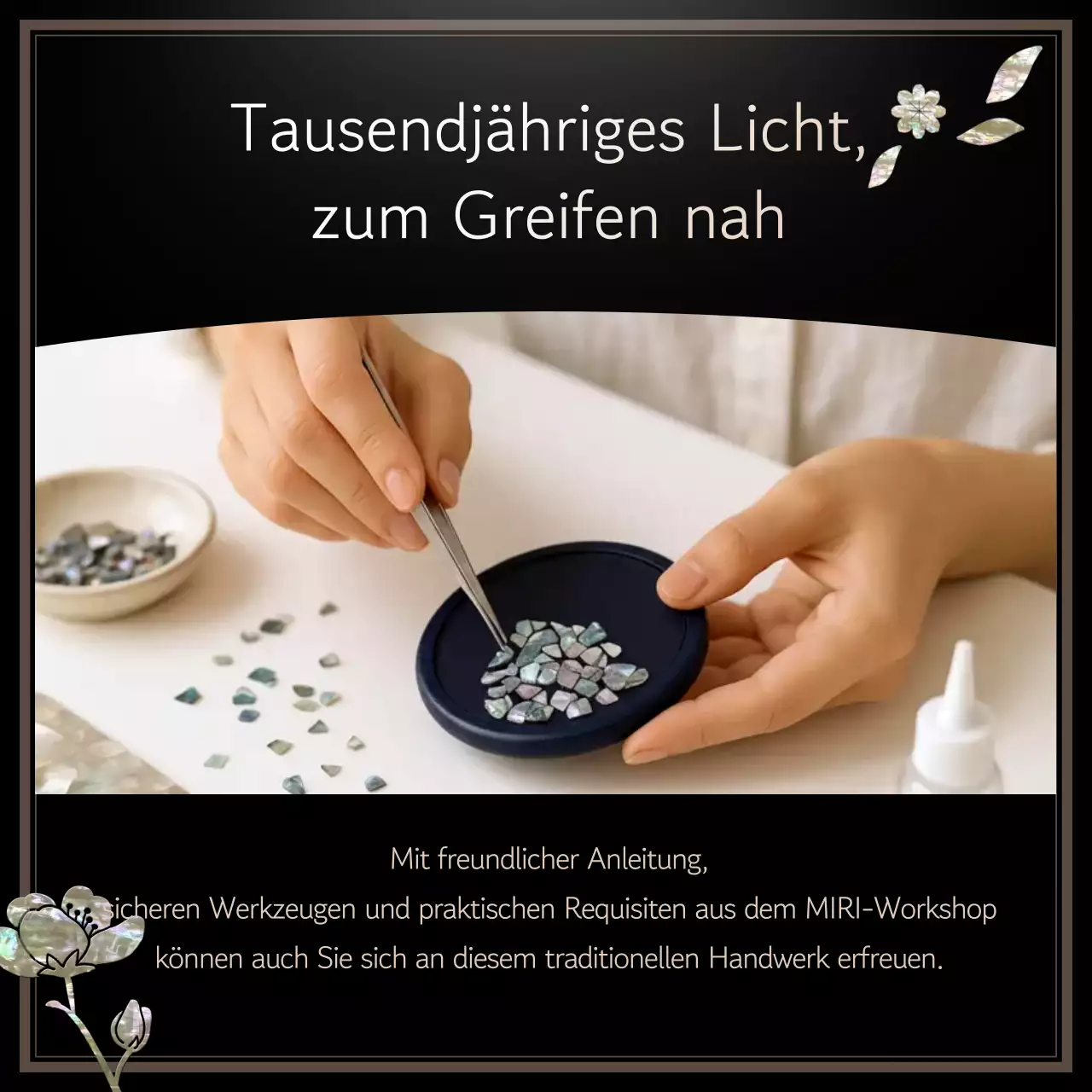 Förderung des traditionellen schwarzen Handwerks