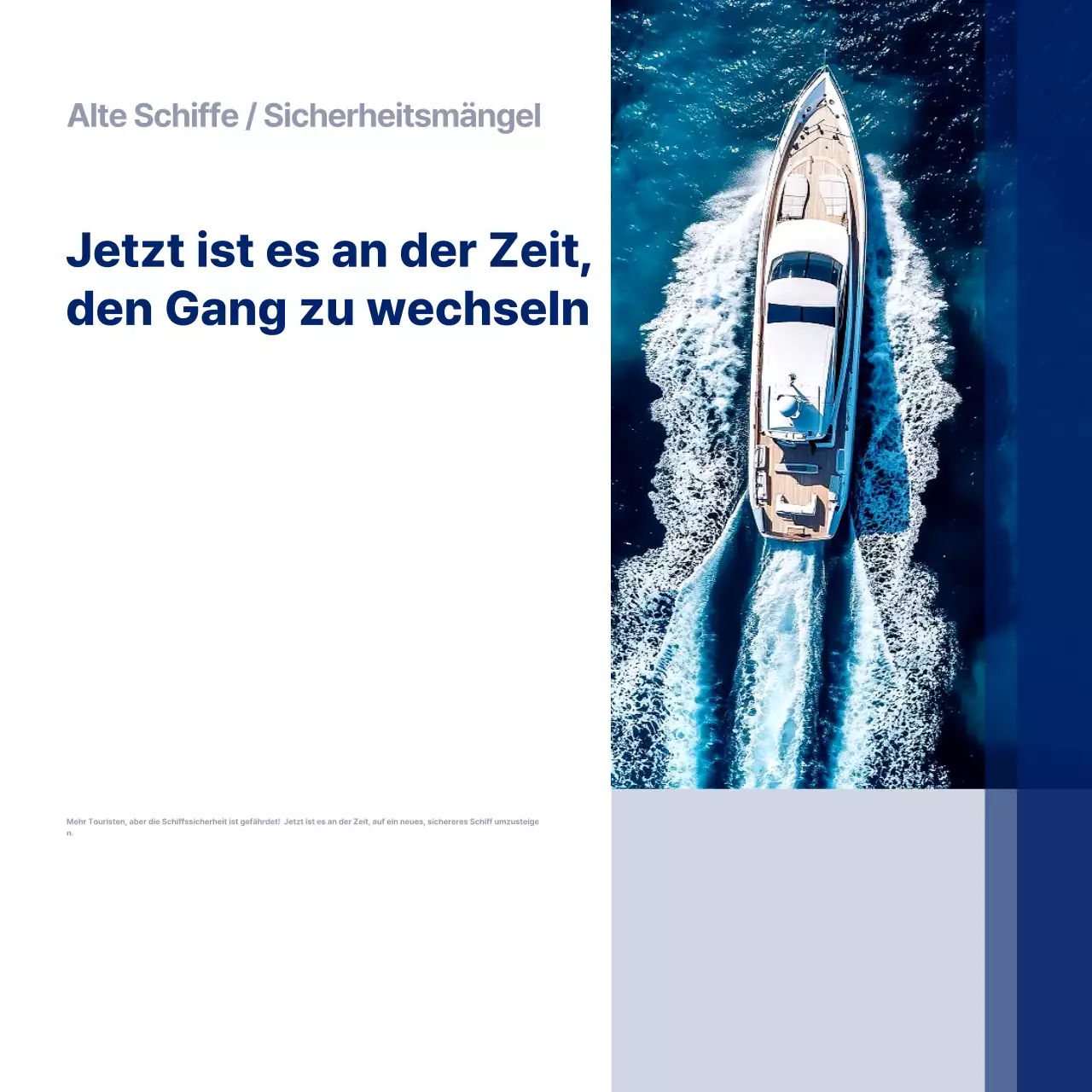 Blaue moderne Werbung für den Meerestourismus