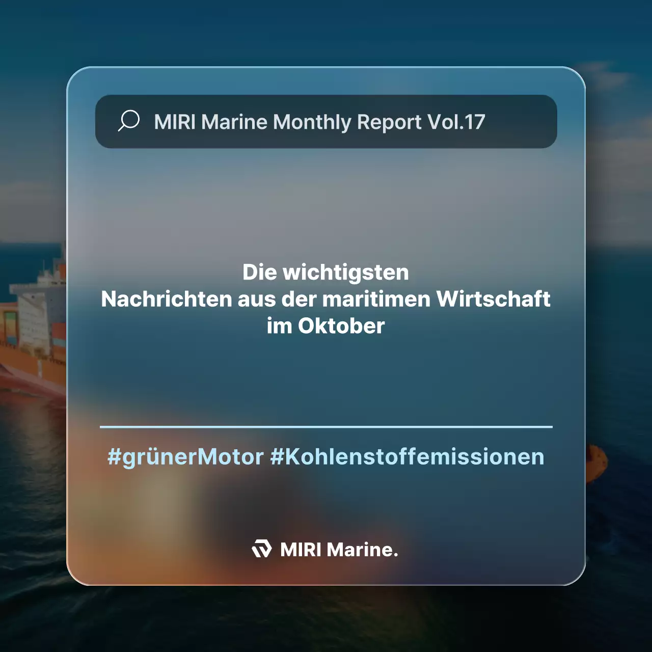 Blue Modern Marine Branchenbericht