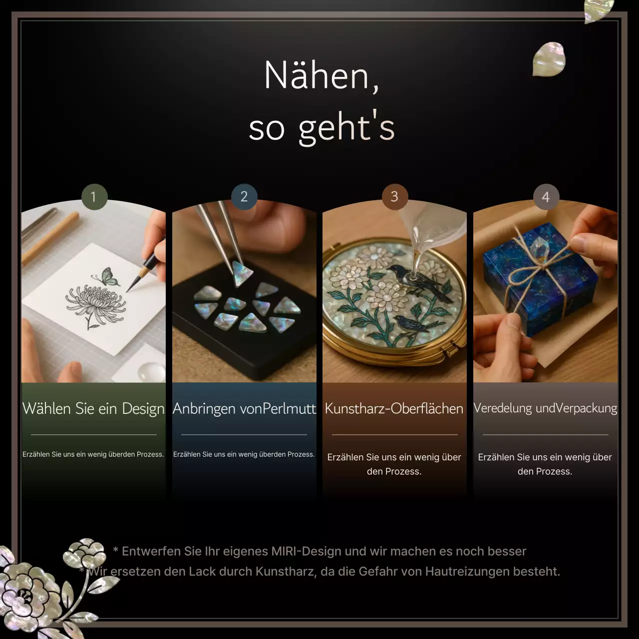 Förderung des traditionellen schwarzen Handwerks