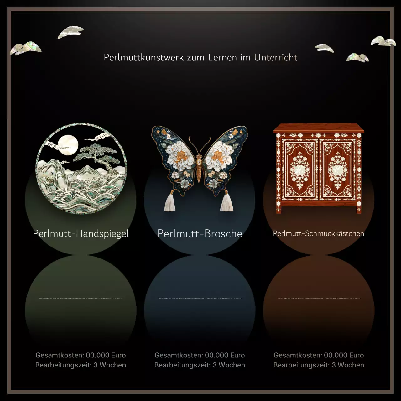 Förderung des traditionellen schwarzen Handwerks