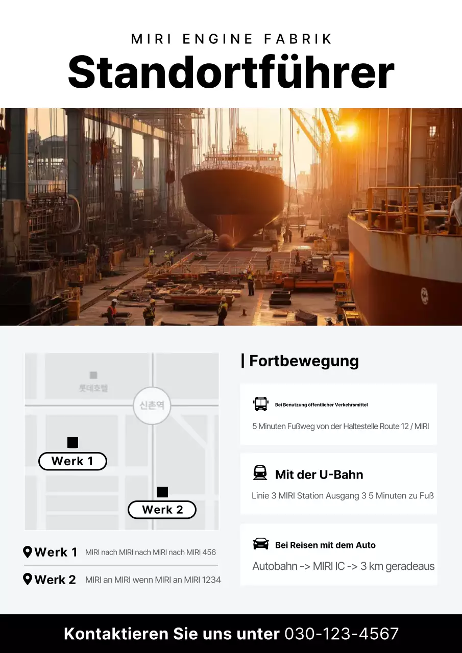 Standortleitfaden für die Orange Modern Factory