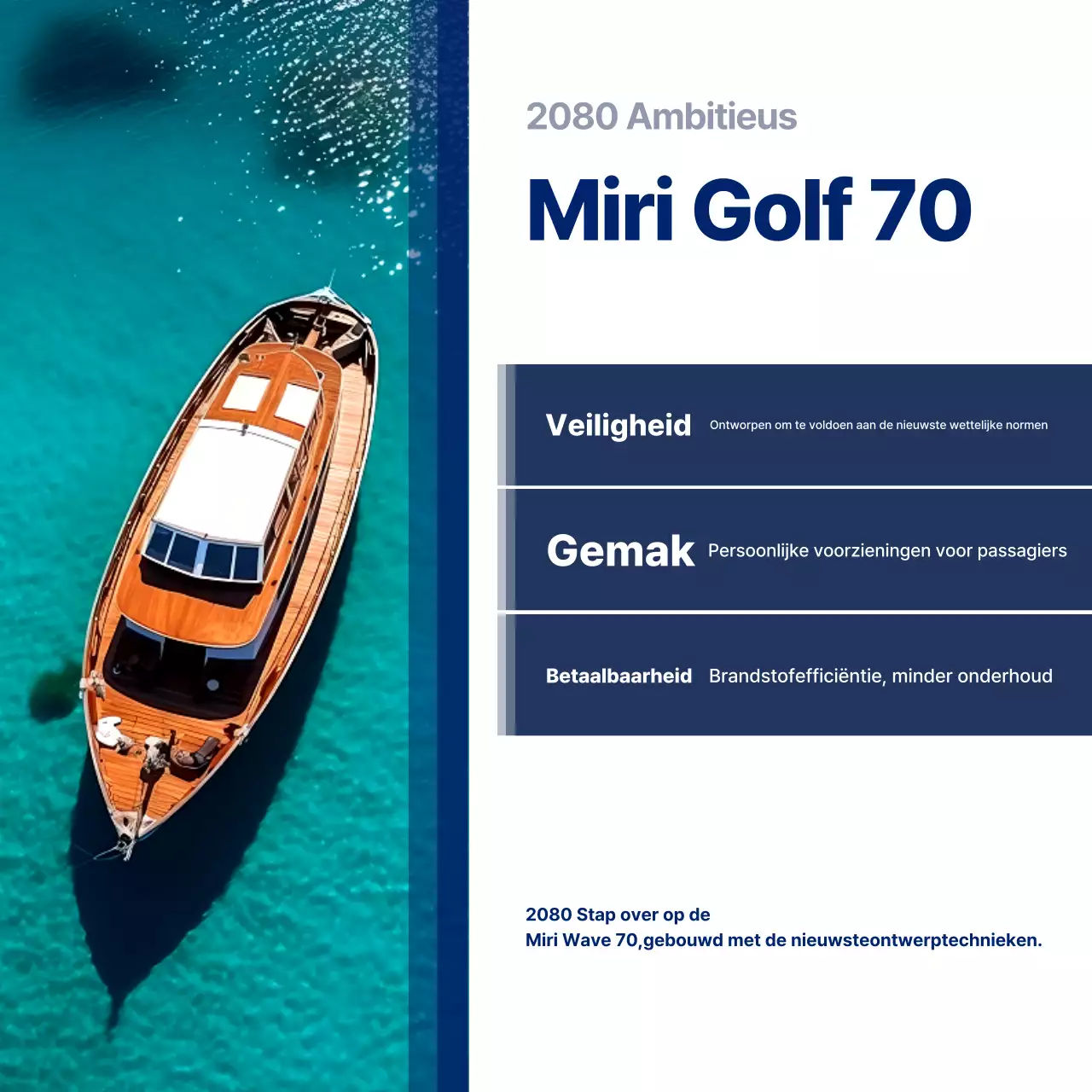 Advertentie voor Blue Modern Marine Tourism