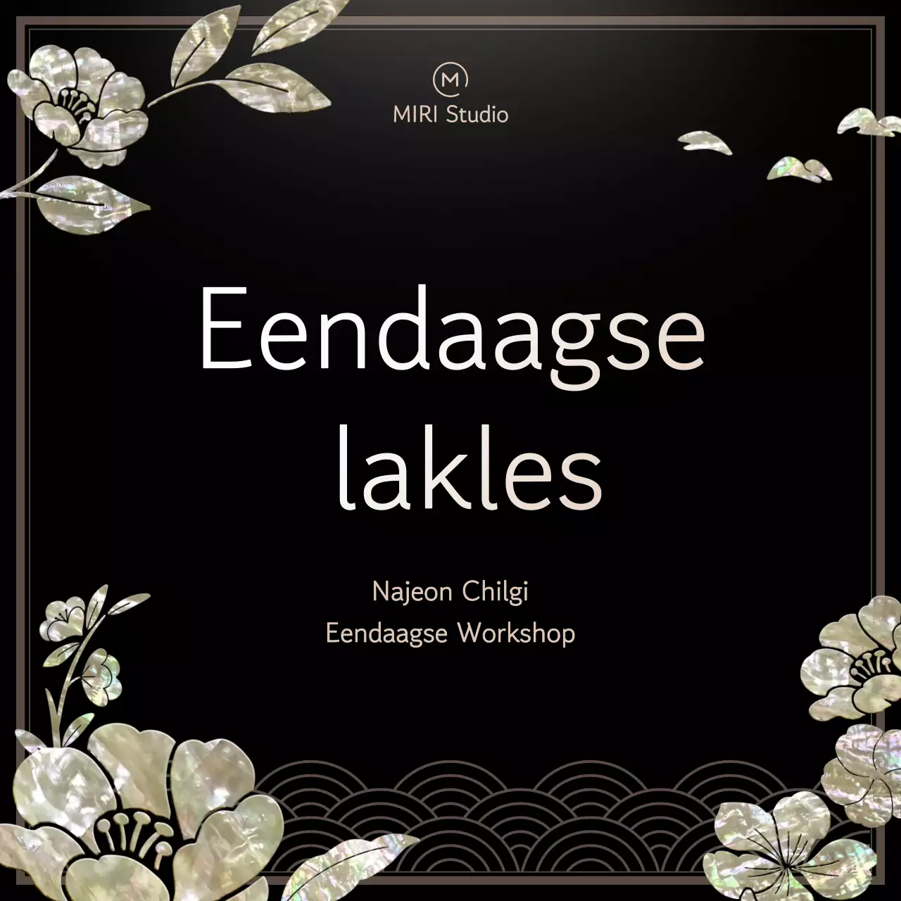 Promotie van traditioneel zwart handwerk