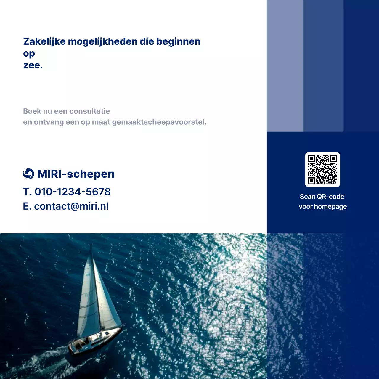 Advertentie voor Blue Modern Marine Tourism