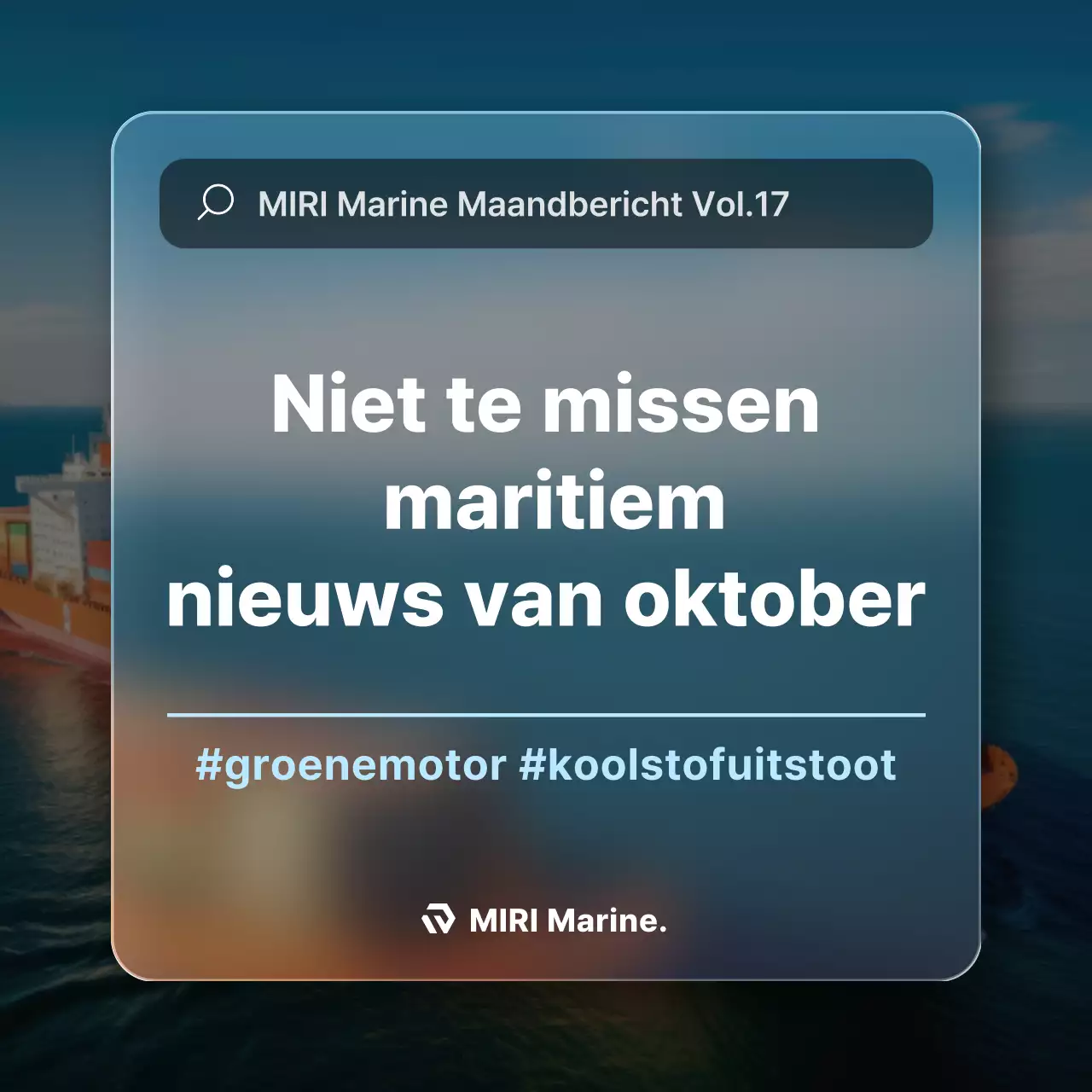 Blue Modern Marine Industry Report