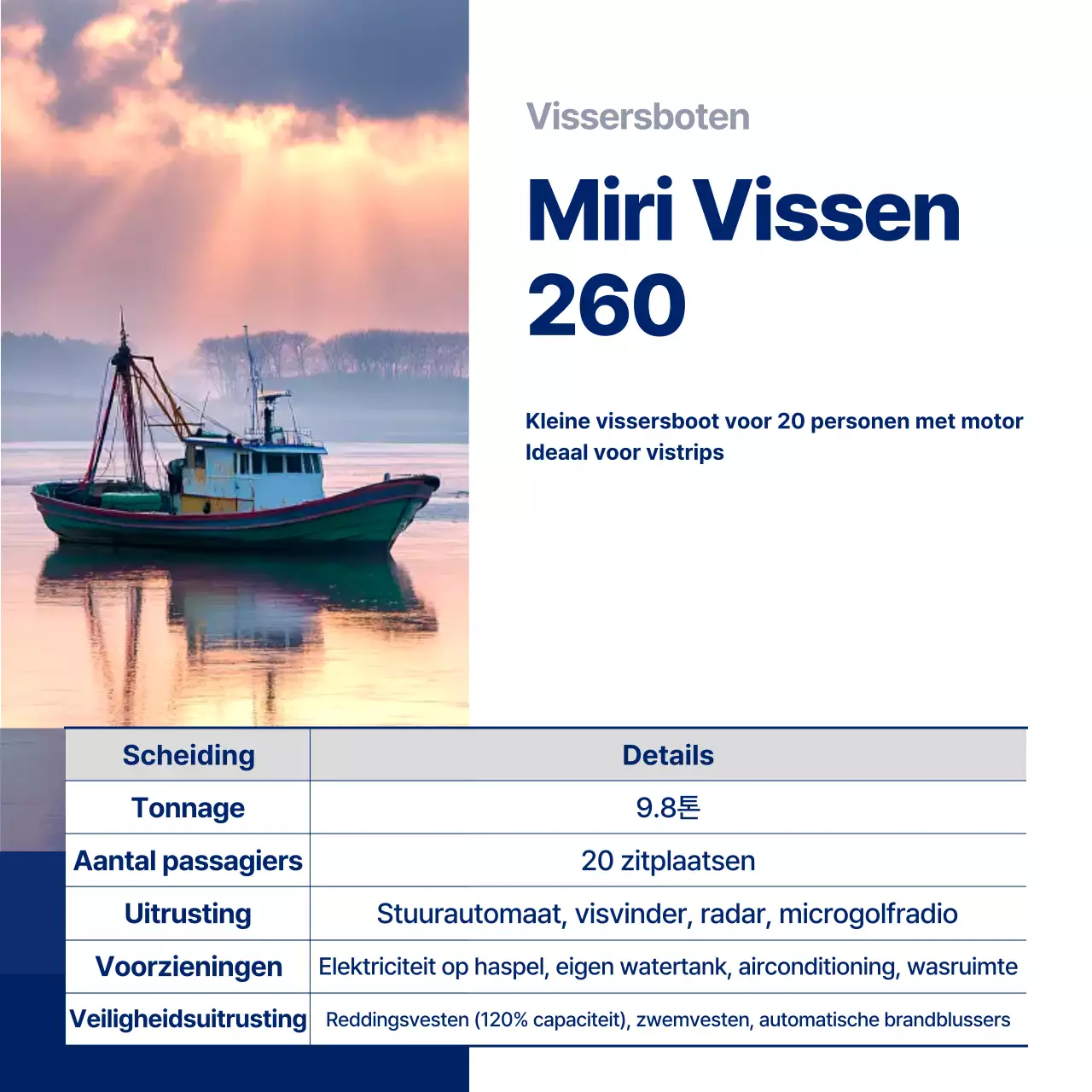 Advertentie voor Blue Modern Marine Tourism