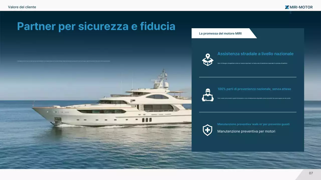 Pubblicità della tecnologia marina moderna blu navy