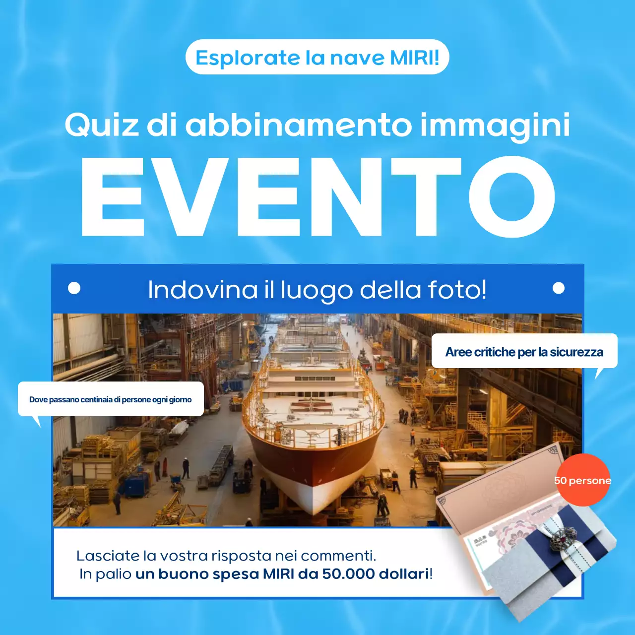 Guida agli eventi Blue Modern