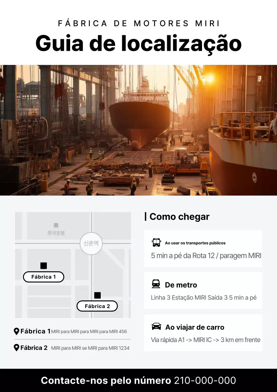 Guia de localização da Orange Modern Factory