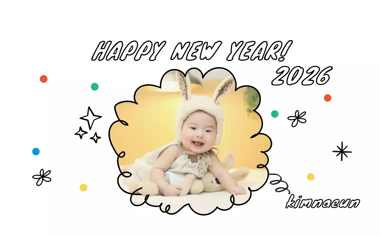 かわいいドローイングフォトカレンダー