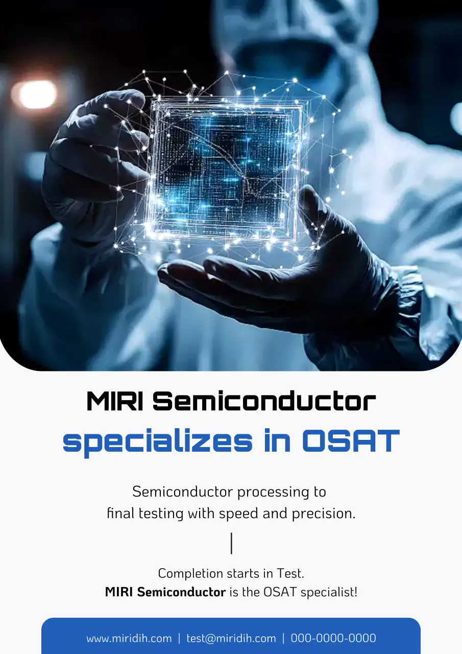 iklan semikonduktor modern berwarna biru