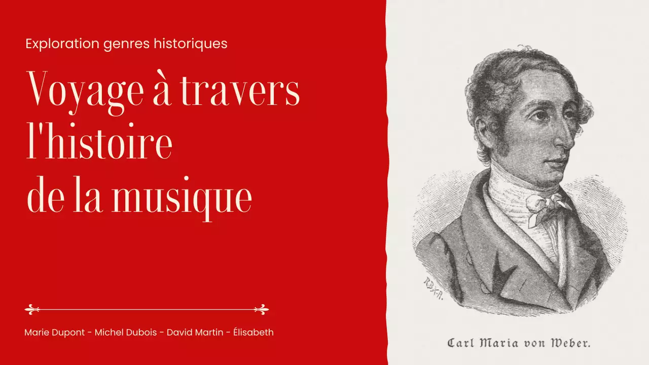 Guide de musique classique rouge