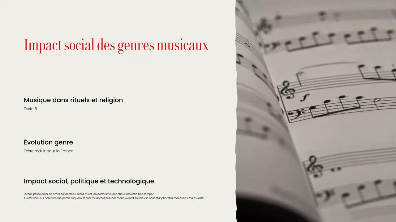 Guide de musique classique rouge