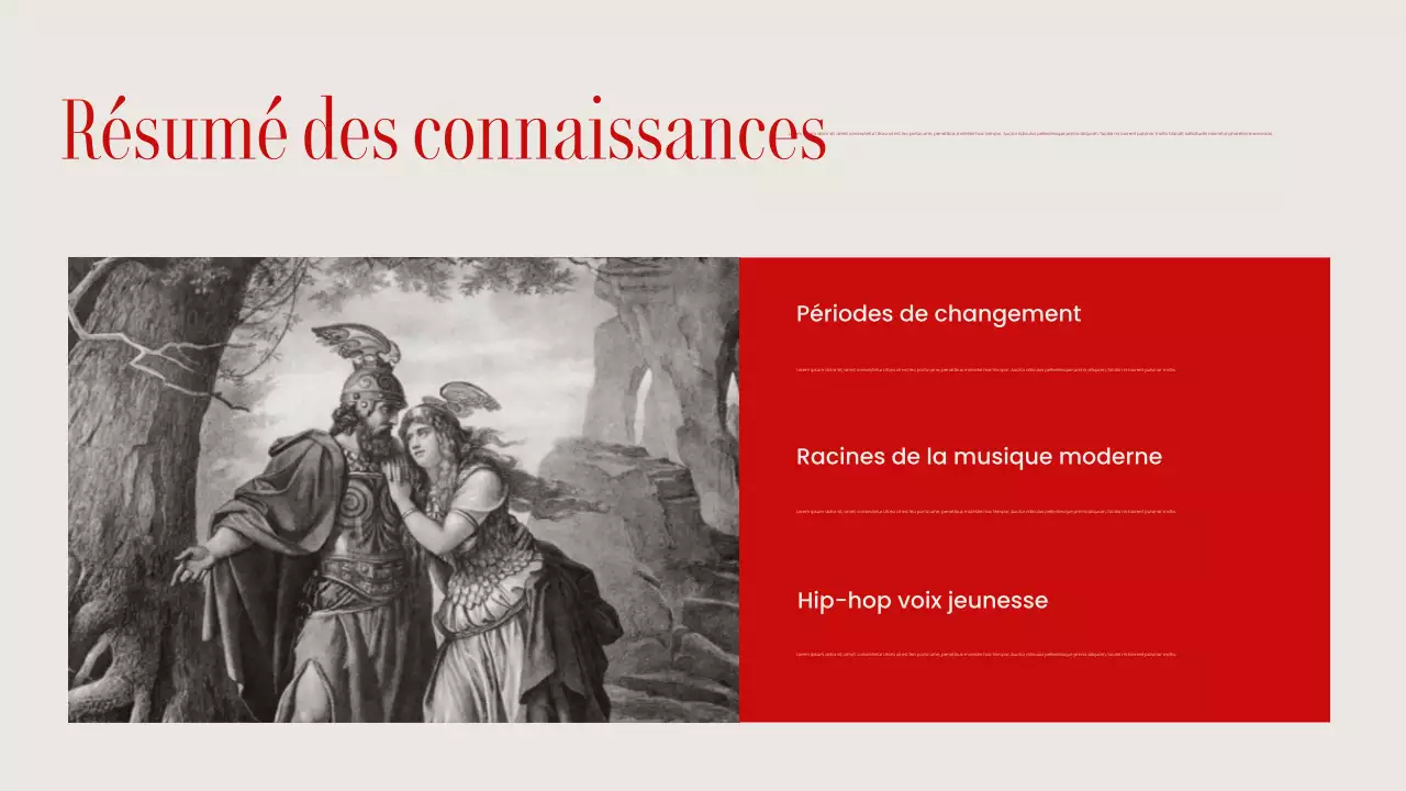 Guide de musique classique rouge