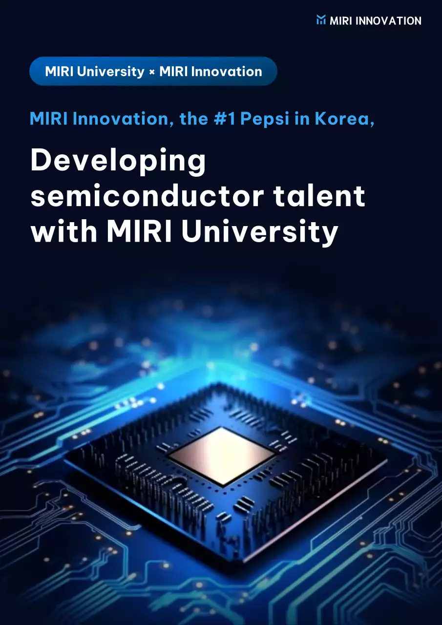 blue modern semiconductor promotion