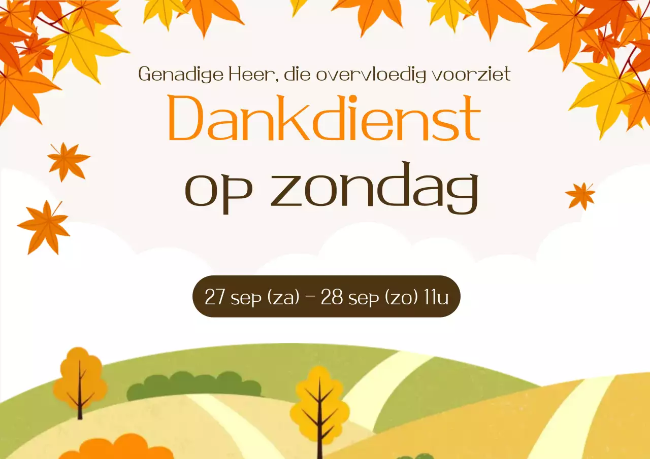 Oranje Traditionele Eredienstgids