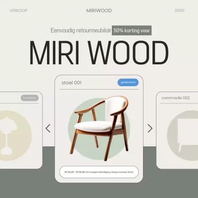 Beige moderne meubelen korting