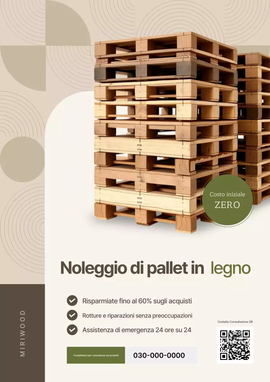 Pubblicità di Beige Clean Logistics