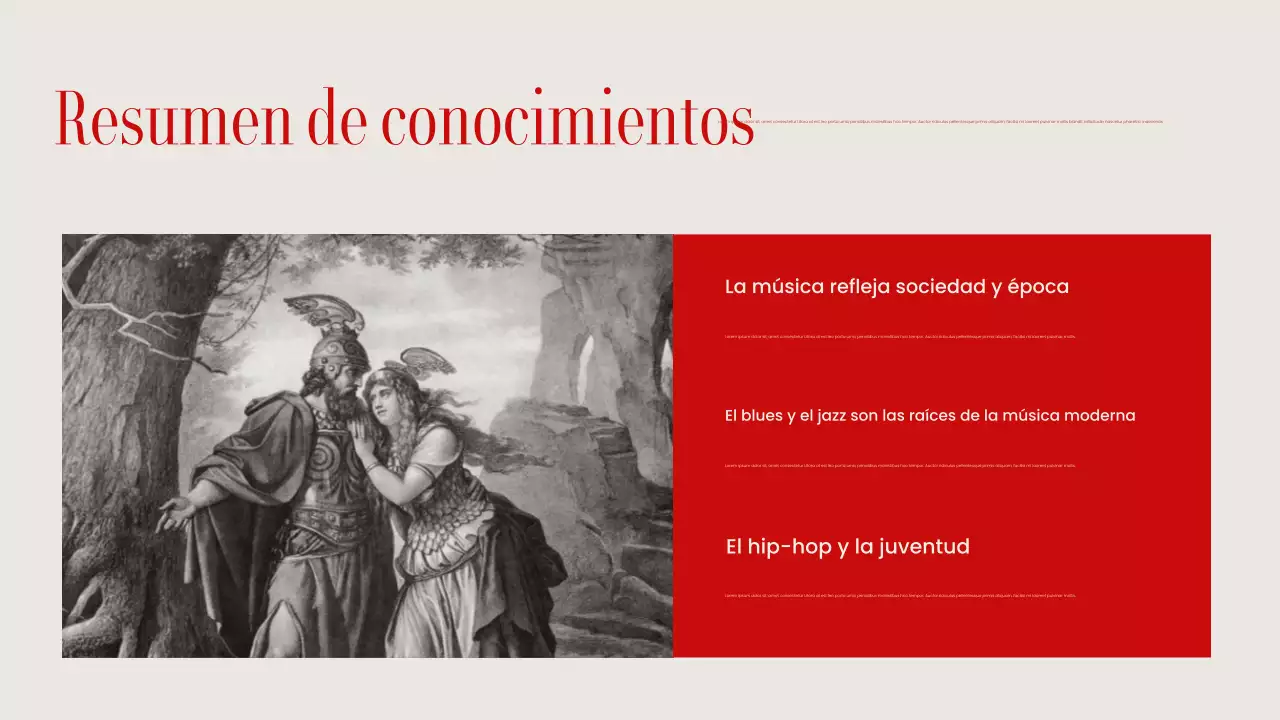 Guía de música clásica roja