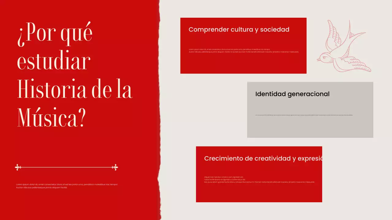 Guía de música clásica roja