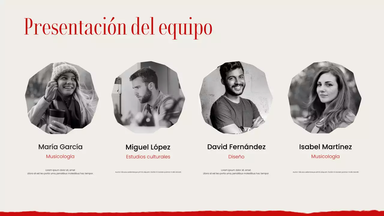 Guía de música clásica roja