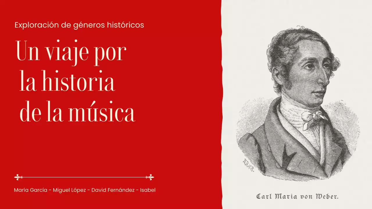 Guía de música clásica roja