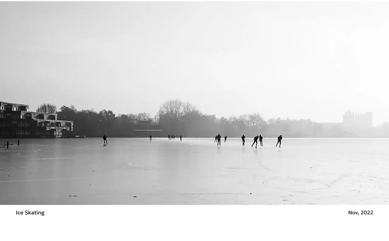 すっきりとした都会的な雰囲気のフォトカレンダー