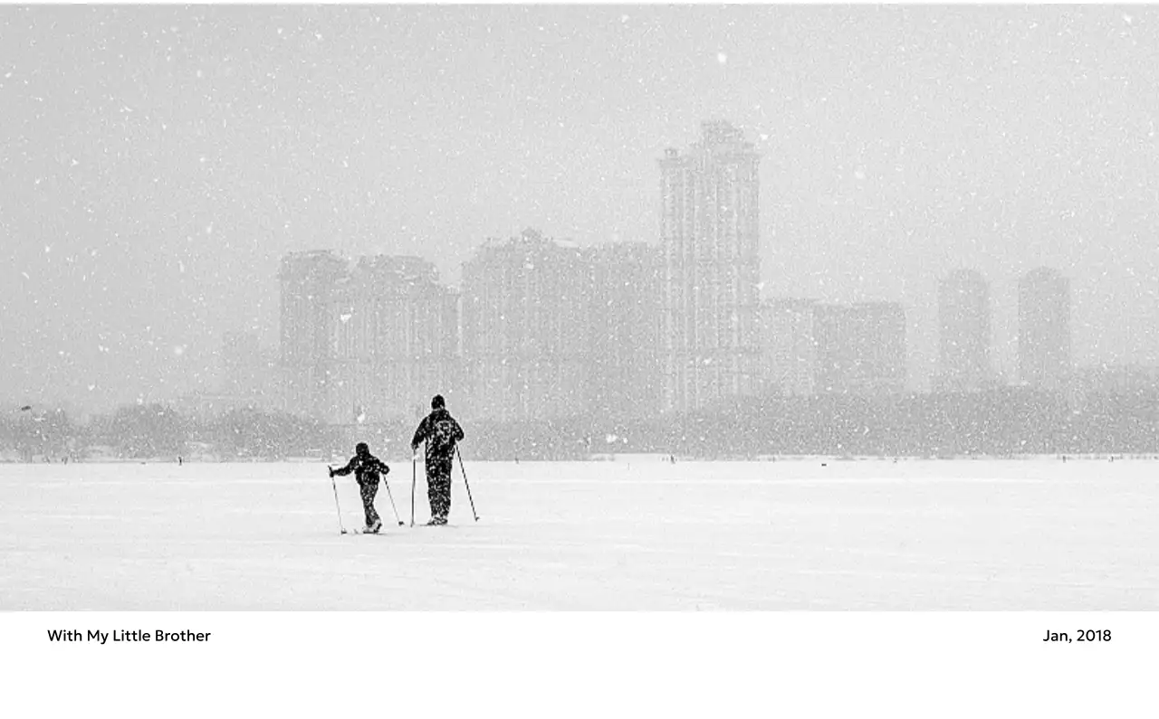 すっきりとした都会的な雰囲気のフォトカレンダー