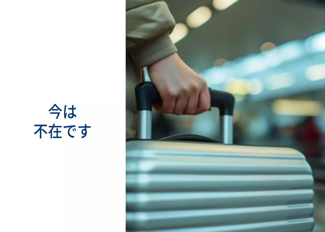 ネイビーホワイトのシンプルな病院広報カレンダー