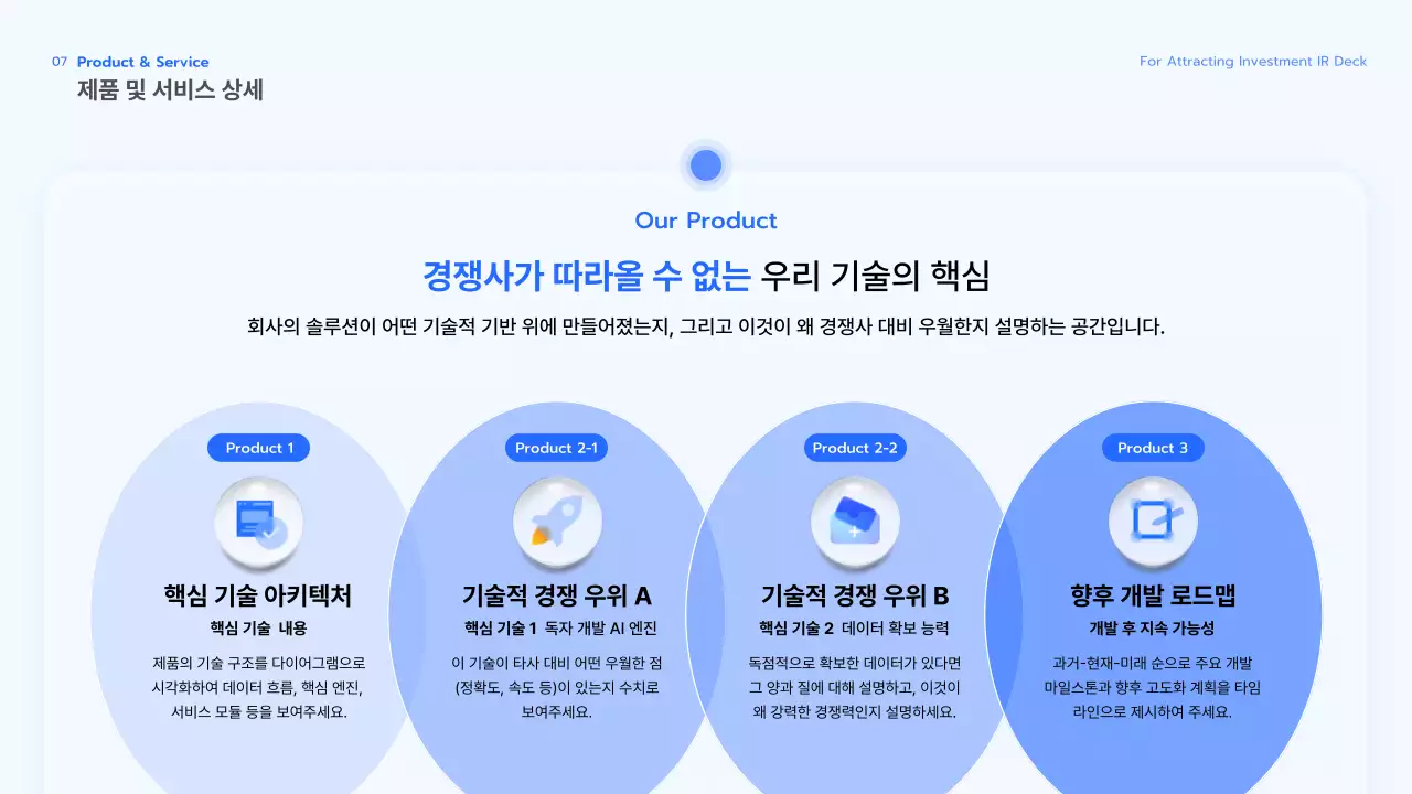 투명 비즈니스 기획서 IR